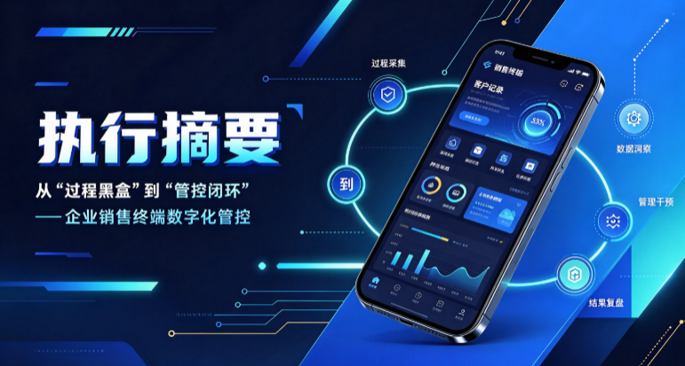 执行摘要 |  企业销售终端数字化管控